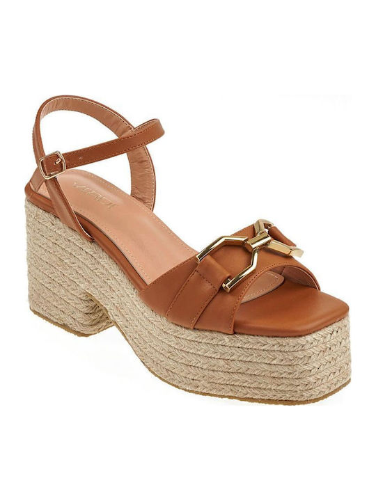 Sandalen Tabac Braun