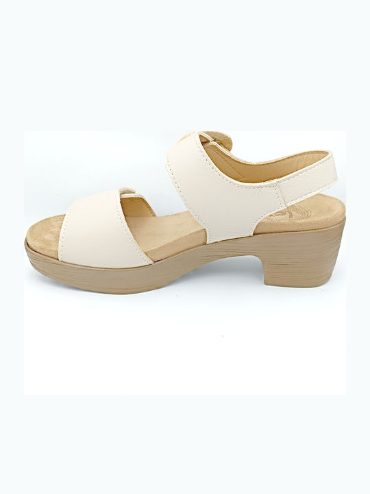 Anatomische Damenplattformen Beige