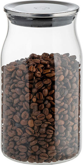 Luigi Ferrero General Use Vase with Lid Glass Transparent 1050ml