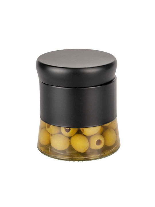 Wenko Boga Vase for Sugar with Lid Glass Black 400ml