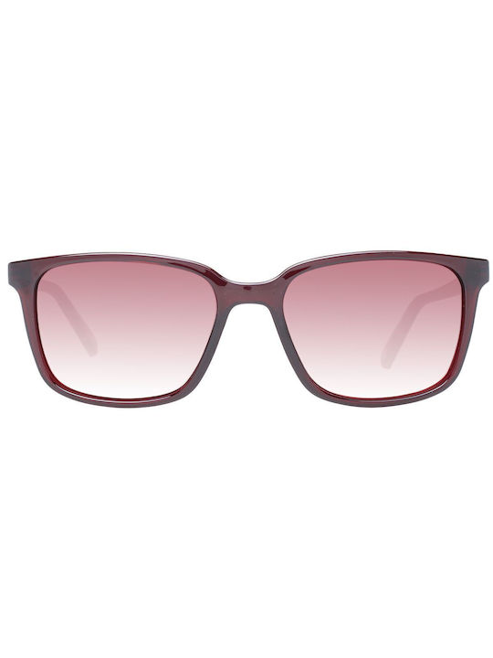 Ted Baker Women's Sunglasses with Burgundy Plastic Frame and Burgundy Gradient Lens