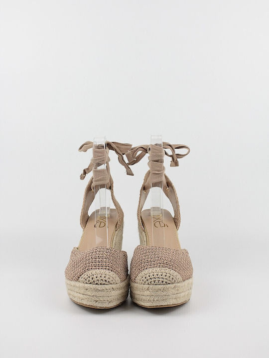 Women's Platform Espadrilles Pink
