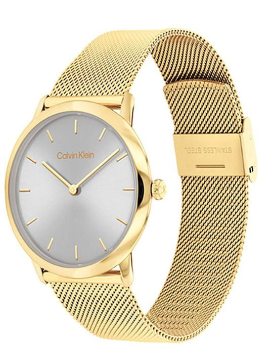Calvin Klein Women's Watch with Gold Metal Bracelet