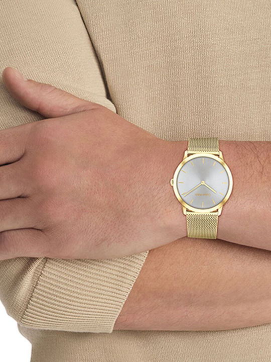Calvin Klein Women's Watch with Gold Metal Bracelet