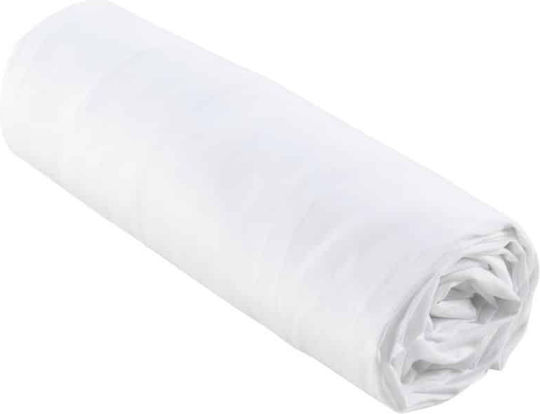 Douceur d'Intérieur Bettlaken Super-Doppel mit Gummiband 160x200cm. White