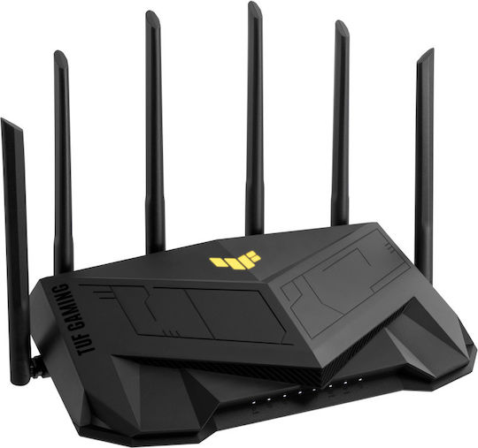 Asus TUF Gaming AX6000 (UK) Ασύρματο Router Wi‑Fi 6 με 5 Θύρες Ethernet