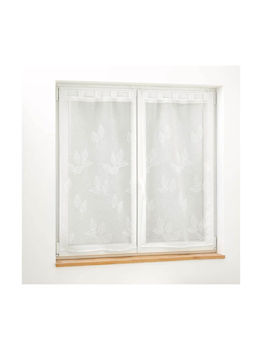 Vorhang für Fenster mit oberen Registerkarten Lila 60x120cm