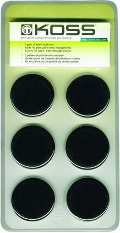 Koss Portapro Class 3 pairs Ανταλλακτικά Earpads Ακουστικών