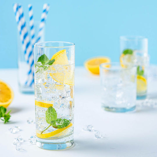 Luigi Ferrero Set Gläser Wasser / Cocktail/Trinken aus Glas 360ml 6Stück