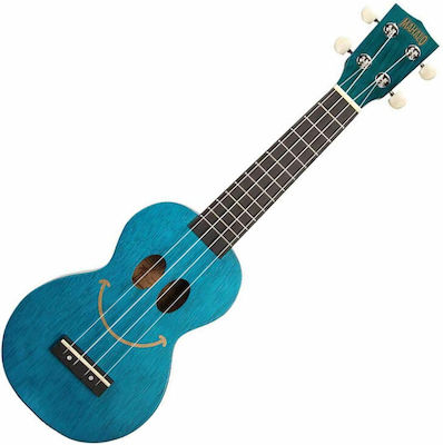 Mahalo U-Smile Series Soprano Transparent Blue