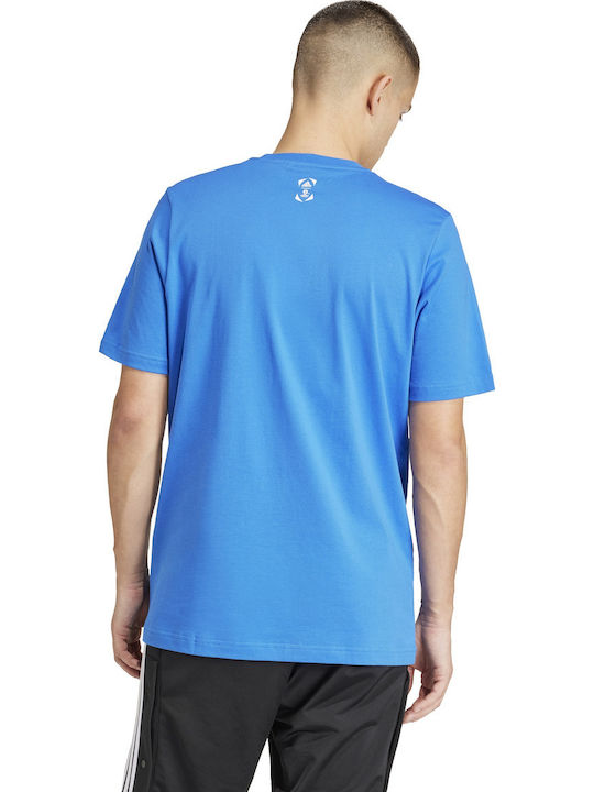 Italy Αθλητικό T-shirt Blue