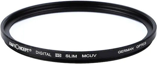 K&F Concept Ku04 Filtru UV Clar Diametru 37mm cu Filtru pentru obiective MC (Multi-Coated) pentru Obiective Foto