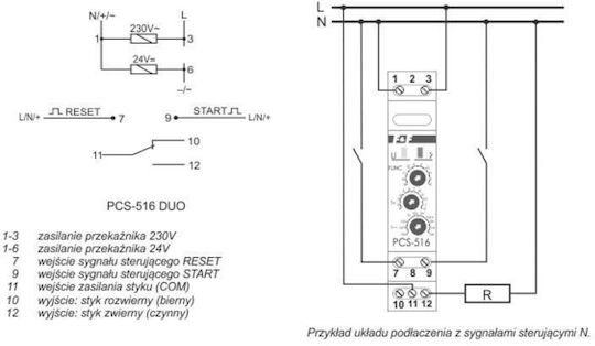 F&F Relay 24V 8A PCS-516DUO