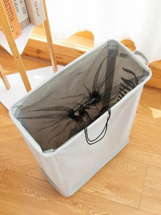 70-1238 Beige Fabric Laundry Basket