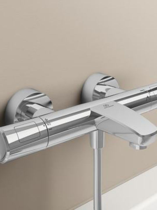 Ideal Standard Ceratherm T100 Bathtub Shower Faucet Thermostatic Silver