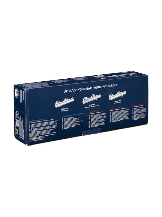 Grohe Grohtherm 1000 Performance Amestecare Baterie Dus Termostatic Set complet Gri