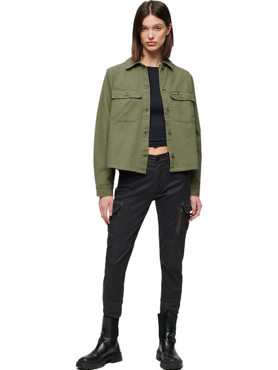 Γυναικείο Army Green Overshirt