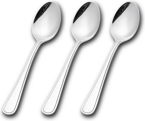 Nava Dessert Ice Cream Stainless Steel Silver 20cm 3 Pieces Nava Dessert Ice Cream Stainless Steel Silver 20cm 3 Pieces