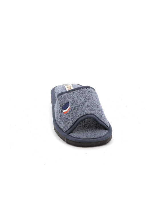 Men's Terry Slippers Light Grey