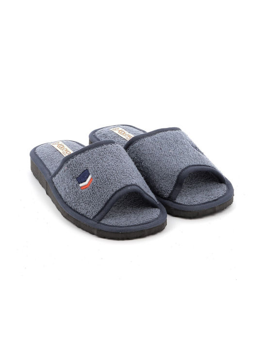 Men's Terry Slippers Light Grey