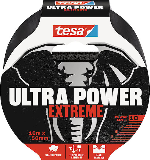 Tesa Ultra Power Extreme Self-Adhesive Repair Tape Black 50mmx10m 1pcs S7912380