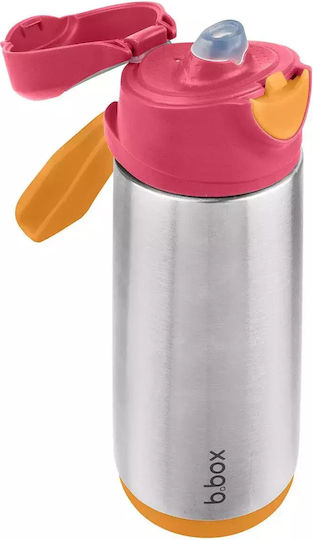 B.Box Kids Water Bottle Thermos Silicone with Straw 500ml