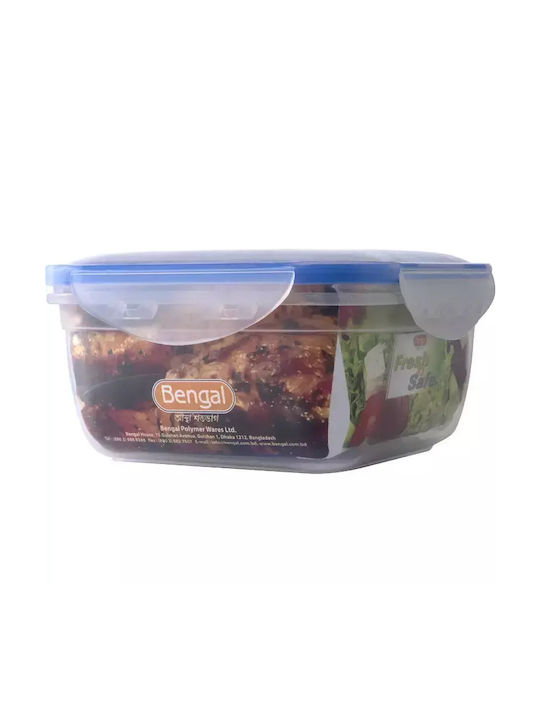 Venus Lunch Box Plastic Μπλε Suitable for for Lid for Microwave Oven 900ml 1pcs