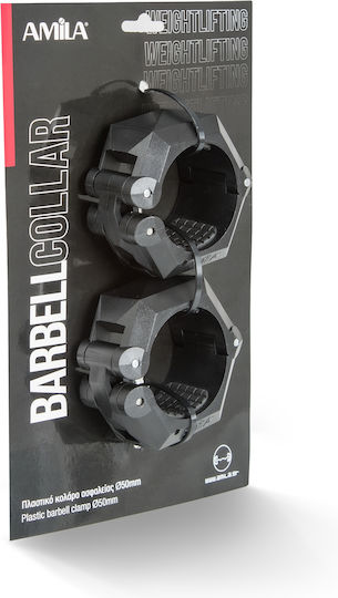 AMILA Lock-Jaw Collar Set for Dumbbells/Barbells Ø50mm 2pcs