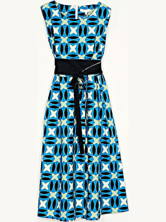 Summer Midi Dress Blue