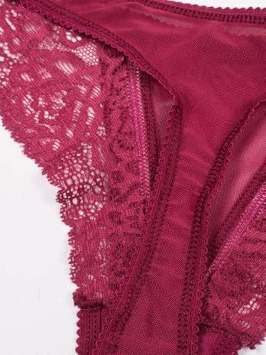 Women's String MultiPack with Lace Black/Pink/Navy