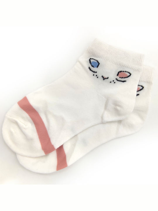 Gift-Me Kinderstrümpfe Knöchelsocken White