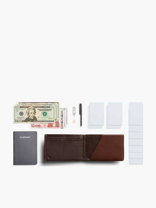 RFID Travel Leather Men's Wallet Cocoa
