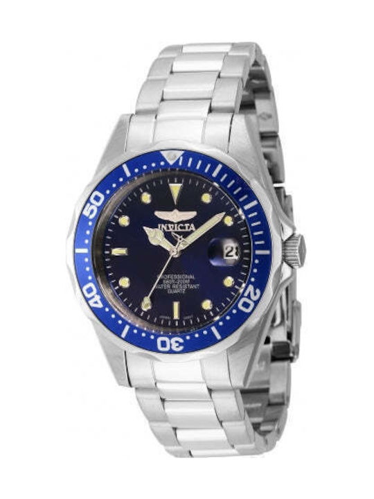 Invicta Pro Diver Blue Dial 9204 Quartz Watch Men's Blue 37.5mm