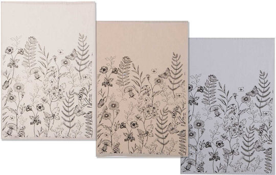 Nef-Nef Homeware Prosop de ceai din 100% Bumbac în Culoarea Gri 40x60cm