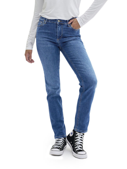 My Essential Wardrobe Ψηλόμεσο Γυναικείο Jean Παντελόνι