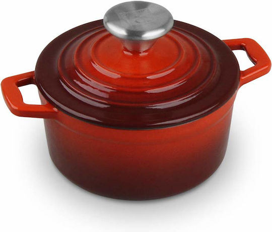Carl Schmidt Sohn Xanten Set De Vase De Gătit Din Aluminiu Turnat Cu Acoperire Interioară Emailată 4 Piese