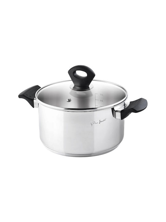 Lamart Perfect Set de vase de gătit din oțel inoxidabil Argint 3buc