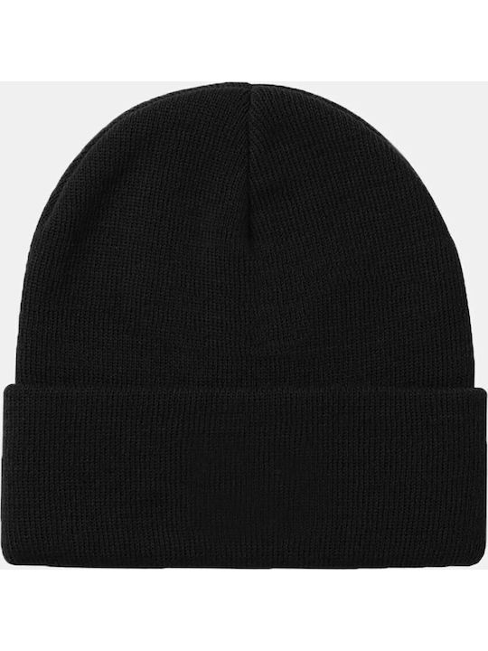 Beanie Unisex Beanie Knitted in Black color