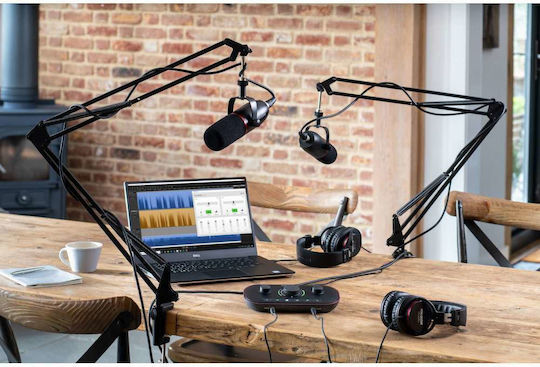 Focusrite Vocaster Two Εξωτερική Επαγγελματική Κάρτα Ήχου με Σύνδεση USB, 3.5mm