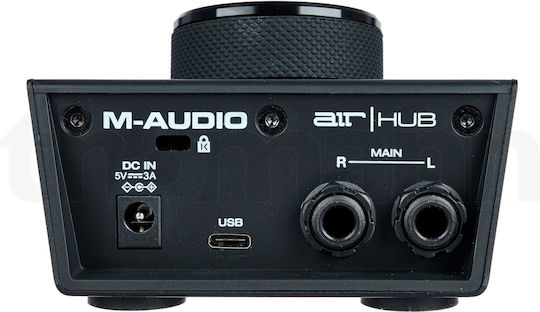 M-Audio Εξωτερική Επαγγελματική Κάρτα Ήχου AIR|Hub Συνδεσιμότητα USB