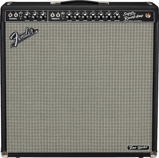 Fender Tone Master Super Reverb Combo Amplifier for Electric Guitar 4 x 10" 200W Black