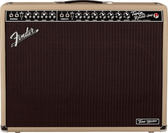 Fender Tone Master Twin Reverb Blonde Combo Amplificator Chitară electrică 2 x 12" 200W Bej