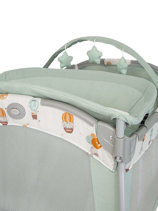 Graco Contour Electra Παρκοκρέβατο 2 Επιπέδων με Αλλαξιέρα Up & Away 106x72.5cm