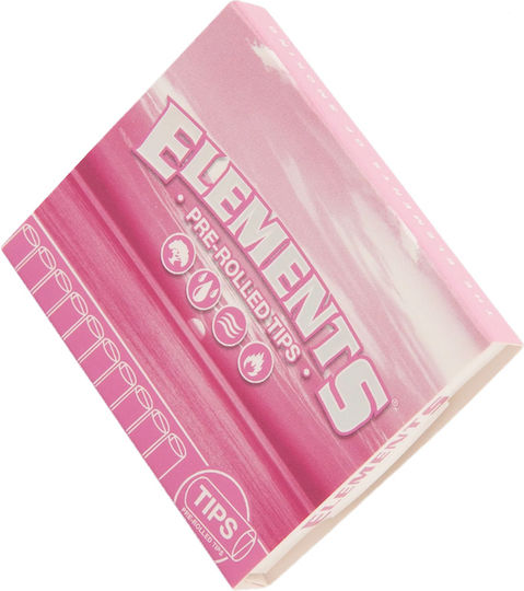 Elements Τζιβάνες Tips Pre-rolled 18mm 6cm Ροζ 20 x 21τμχ