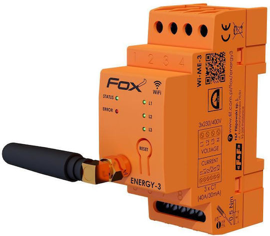 F&F Energie-Analysator Elektrischer Messgeräte Analog Dreiphasig Wi-Fi Wi-MEF-3