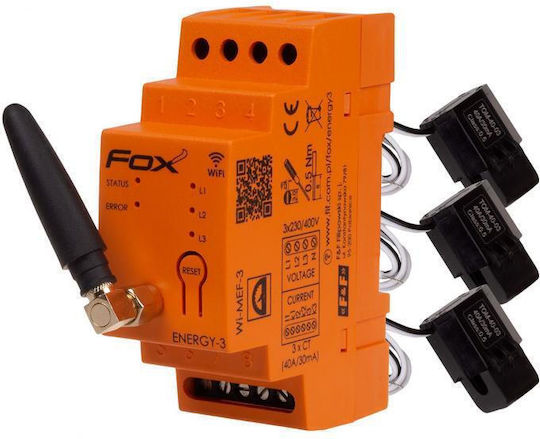 F&F Energie-Analysator Elektrischer Messgeräte Analog Dreiphasig Wi-Fi Wi-MEF-3