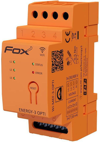 F&F Energie-Analysator Elektrischer Messgeräte Analoger Dreiphasiger Wi-Fi Energy-3-OPTI-200