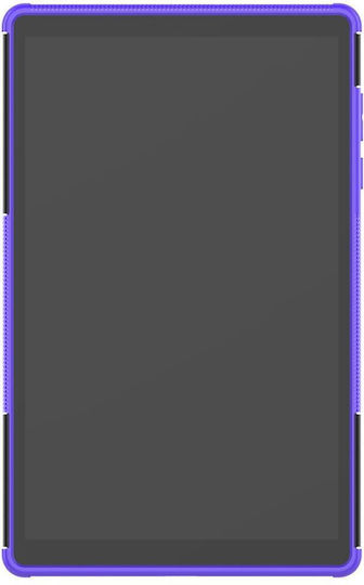 Lenovo Tab M10 Hd Gen 2 Tb-x306f Tire Texture Tpu+pc Shockproof Case Holder Purple