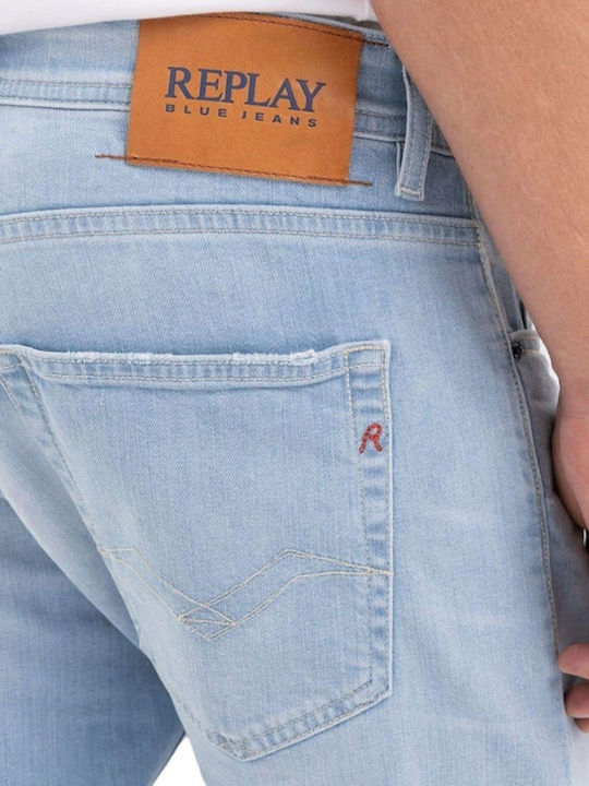 Anbass Herren Jeanshose Light Blue