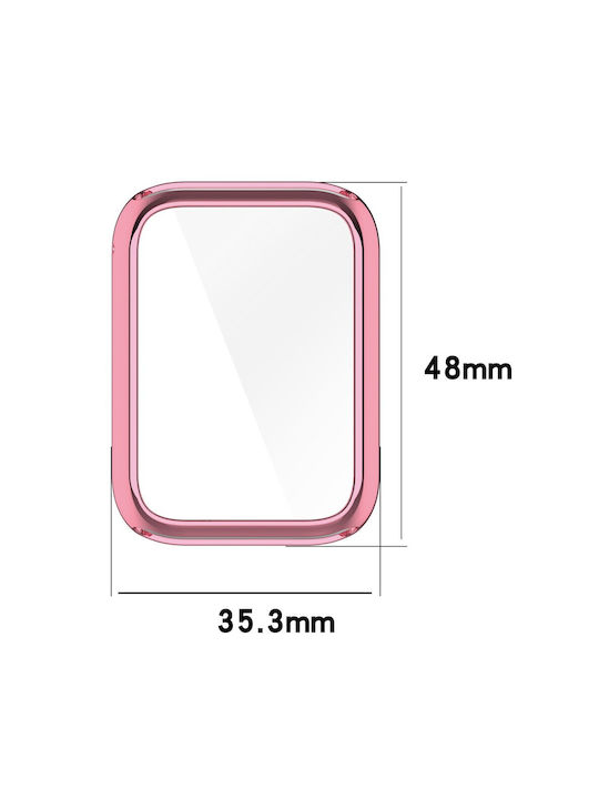 Θήκη Σιλικόνης σε Ροζ χρώμα για το Xiaomi Redmi Watch 3 Lite / Watch 3 Active